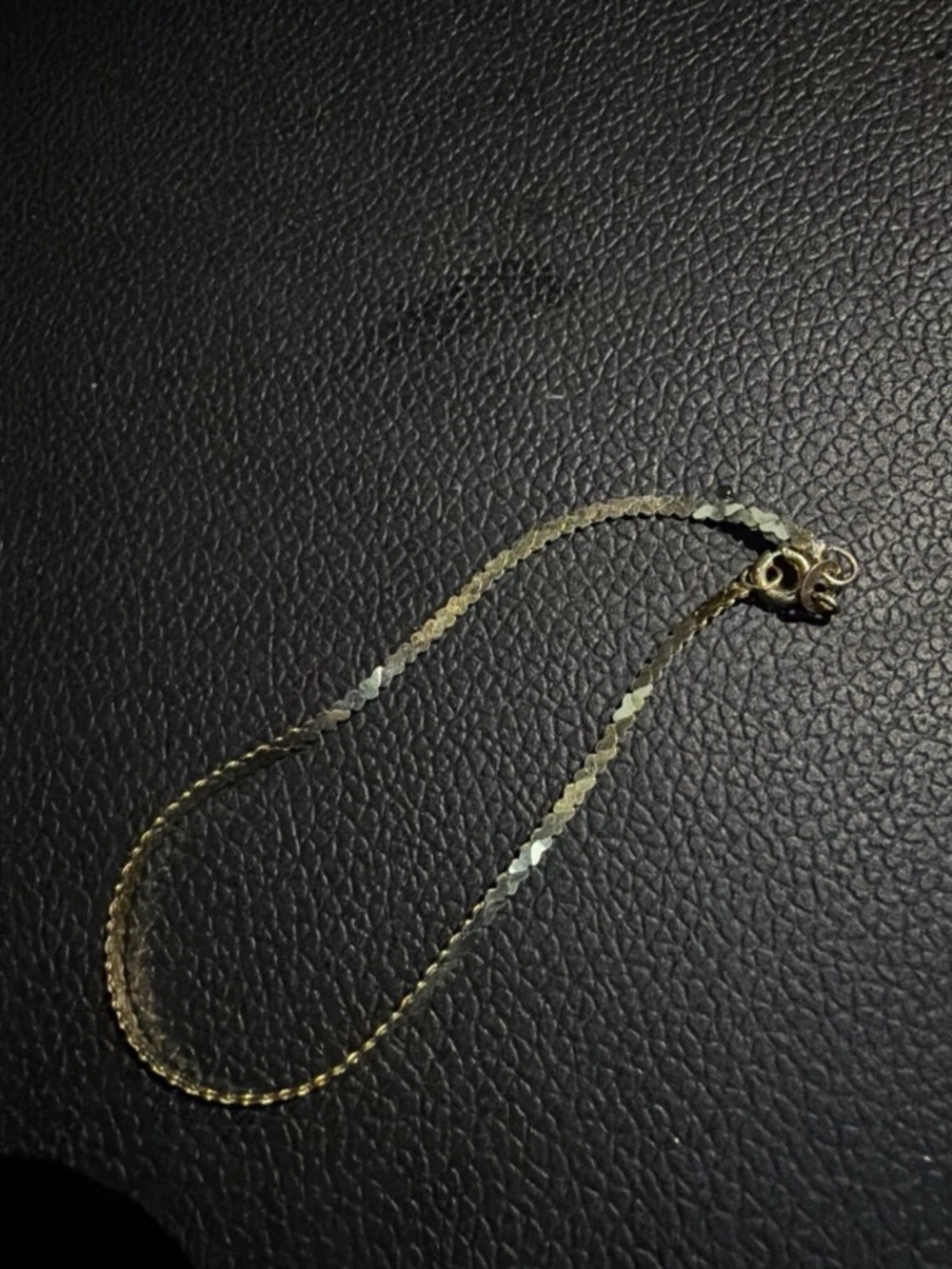 14K GOLD HEART Link Flat
BRACELET Or Anklet (1.8 GRAMS)
BEAUTIFUL 7 Inches VTG